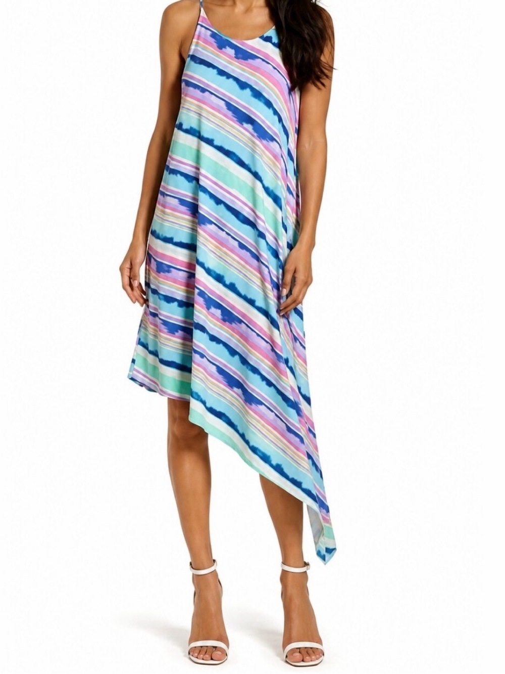 Lilly Pulitzer Magnolia Asymmetrical Ceviche Midi Dress Size M